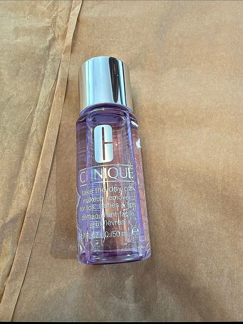 Clinique Take The Day Off Makeup Remover for Lids, Lashes & Lips Purple New